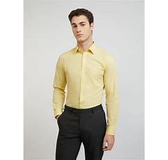 Raymond Men Slim Fit Cotton Solid Yellow Formal Shirt (46) (Yellow) At Nykaaman, Products